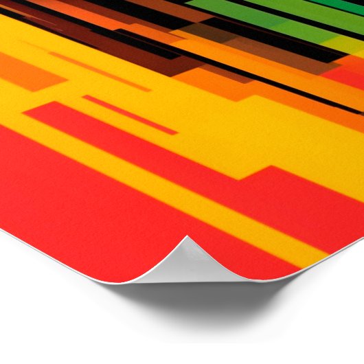 デジタル雨 ポスター (角)