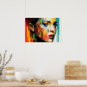 デジタル雨 ポスター (キッチン)