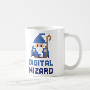 デジタル魔法使い コーヒーマグカップ