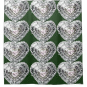 デジタル鮮やかデザインシャワーカーテン – Perfect Fi シャワーカーテン (正面)