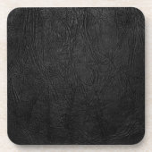 デジタル黒い革 コースター (正面)