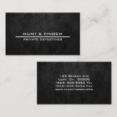 デジタル黒い革 名刺 (正面/裏面)