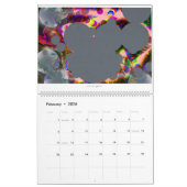 デジタル2017の抽象的概念の芸術のカレンダー カレンダー (2月 2026)