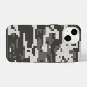 デジタル カモフラージュ柄 (iPhoneケース) iPhoneケース (裏面横)