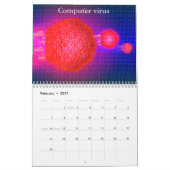 デジタル カレンダー (2月 2027)