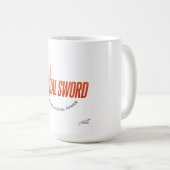 デジタル・ソード・ロングスリーブシャツ コーヒーマグカップ (正面右)
