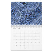 デジタル・抽象芸術・アートの盛り合わせ カレンダー (3月 2026)