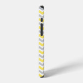 デジタル・紙・シェブロン・パターン iPhoneケース (左側面)