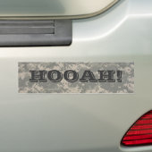 デジタル、HOOAH! バンパーステッカー (車上)
