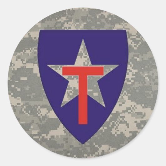 デジタル、TXSGスター・ラウンド・デカール ラウンドシール (正面)