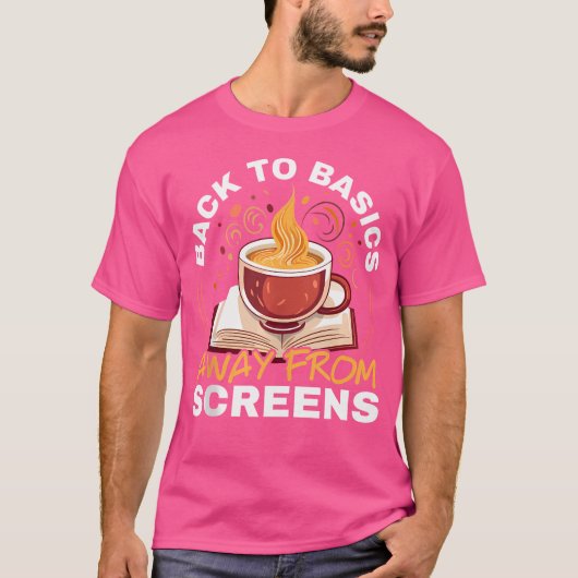 デジタルDetox携帯電話の断食オフライン入力 Tシャツ (正面)