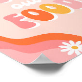 デジタルGroovy Far Out Food Sign | Groovy記号 ポスター (角)