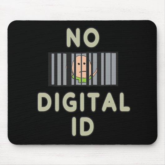 デジタルIDなし マウスパッド (正面)
