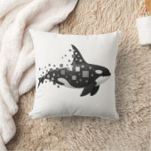 デジタルOrcaの崩壊 – サイバー海シリーズ クッション (ブランケット)