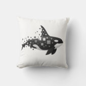 デジタルOrcaの崩壊 – サイバー海シリーズ クッション (正面)