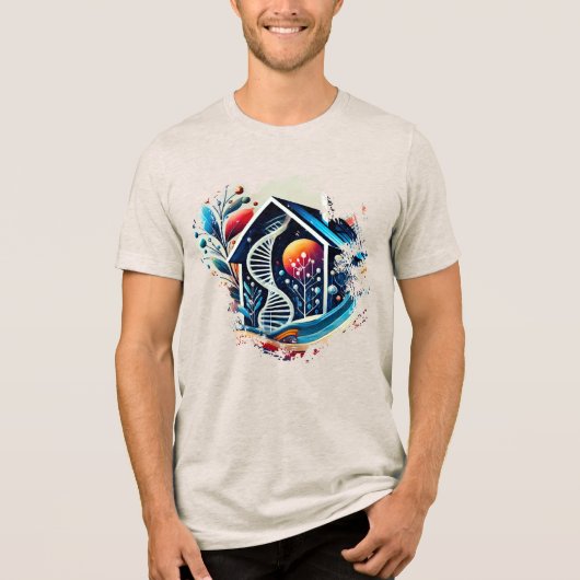 デジタルTシャツ – Chrome House Art トライブレンドTシャツ (正面)
