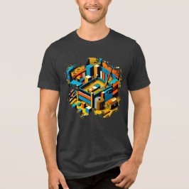 デジタルTシャツ – Pixeliated Dreams トライブレンドＴシャツ