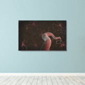 デジタ描写ル神経細胞 キャンバスプリント (インサイチュ (ウッドフロア))