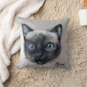 デジタ絵を描ルネコ。ニャー！ クッション (ブランケット)