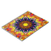 デジタ絵画ルの美しい抽象芸術カラフルバックアップ ノートブック (左側)