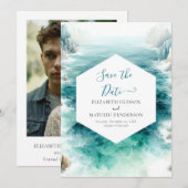 デジタ航海のル結婚ラブル セーブザデート (正面/裏面)