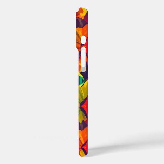 デジタ鮮やかルプリントiPhone16ケース – 12芸術的月 Case-Mate iPhoneケース (裏面 / 左)