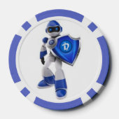 デジバイト粘土トランプのポーカーチップ ポーカーチップ (裏面)