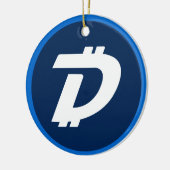 デジバイト(DGB)暗号通貨ブロックチェーン セラミックオーナメント (左)