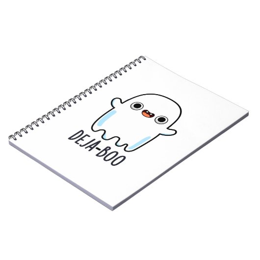 デジャブーキュートハロウィーン幽霊プン ノートブック (左側)