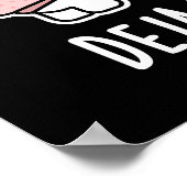 デジャポーおもしろいクウウンチプンダークBG ポスター (角)