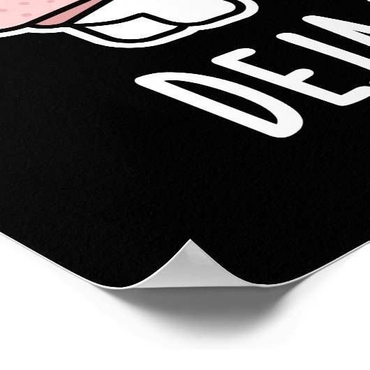 デジャポーおもしろいクウウンチプンダークBG ポスター (角)