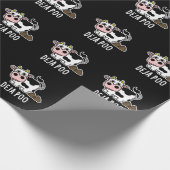 デジャポーおもしろいクウウンチプンダークBG ラッピングペーパー (角)