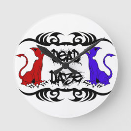 デジャヴキャット ラウンド壁時計