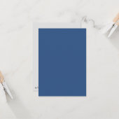 デジャヴュブルー春シーズン無地のカラー カード (正面/裏面インサイチュ)