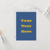 デジャヴュブルー春シーズン無地のカラー カード (正面/裏面インサイチュ)