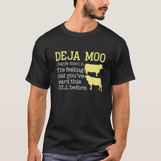 デジャ・ムー・カウ Tシャツ (正面)