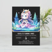 デジ王室のタルプリンセス誕生日 招待状 (スタンド正面)