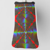 デジ鮮やかカラフルタルパターのカバー – Perfect S ゴルフヘッドカバー (回転90)