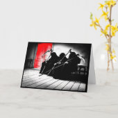 デスおもしろいハッピーバースデー カード (黄色い花)