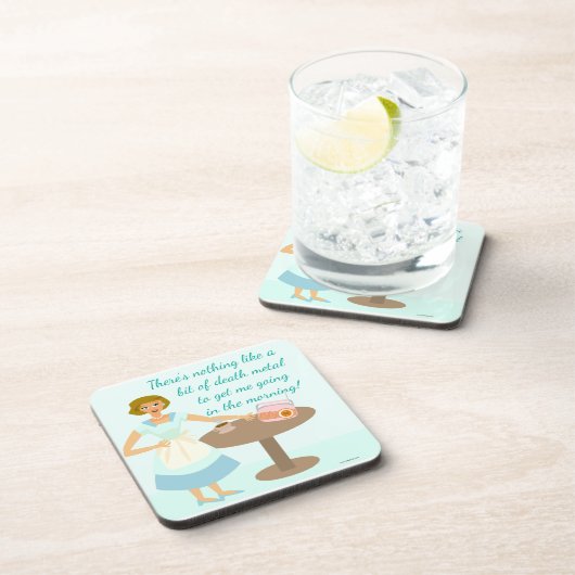 デスおもしろいメタルヴィンテージアートハウスワイア コースター (右側)