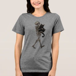 デスと黒猫のユーモア トライブレンドTシャツ