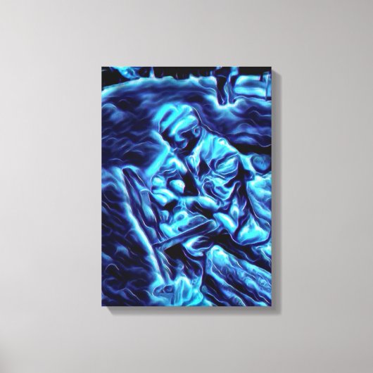 デスアンドタックスAcrylic Airbrushオンキャンバス キャンバスプリント (正面)