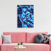 デスアンドタックスAcrylic Airbrushオンキャンバス キャンバスプリント (インサイチュ (リビング))