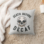 デスウィザデカフスカル – コーヒー愛好家 クッション (ブランケット)