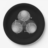 デスウイルス生物学的災害［有害物質］ ペーパープレート (正面)