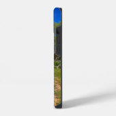 デスカンス・ガーデンの長く曲がりくねった歩道 iPhoneケース (左側面)