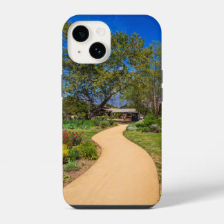 デスカンス・ガーデンの長く曲がりくねった歩道 iPhone 14ケース