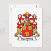デスカンプス家紋 ポストカード (正面/裏面)