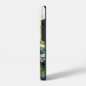 デスカーソ公園の庭のさざなみのような池 iPhoneケース (左側面)