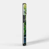デスカーソ公園の庭のさざなみのような池 iPhoneケース (右側面)